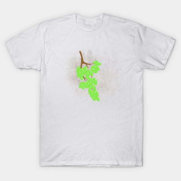 Green Grapes T-Shirt by sedharutyunyan